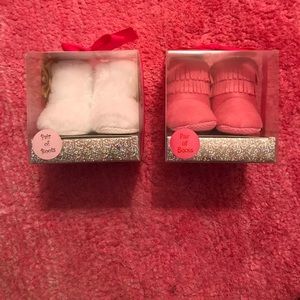 2 pair of girls winter boots