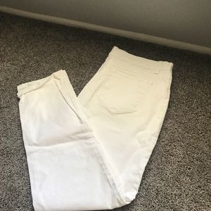 White jean pants