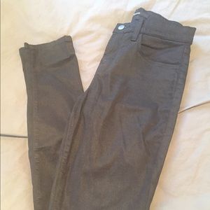 J Brand high rise sateen jeans