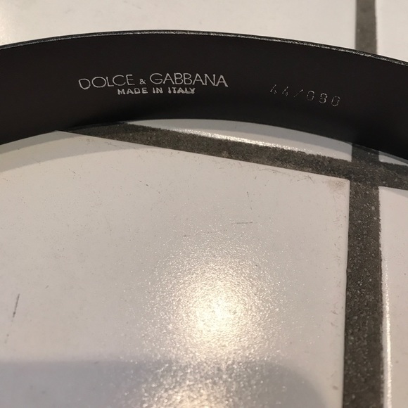 BEST OFFER D&G black leather belt