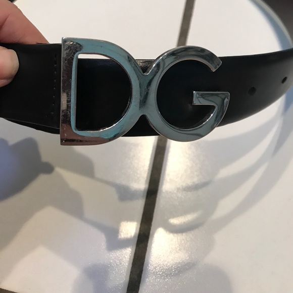 BEST OFFER D&G black leather belt