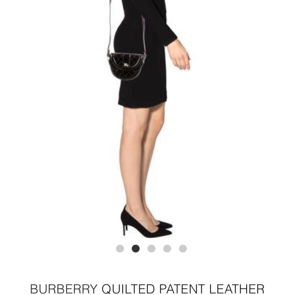 Burberry Quilted Patent Leather Crossbody Bag - Picture 4 of 16