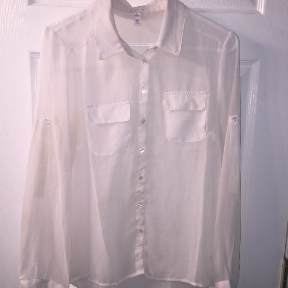 White Button-up shirt
