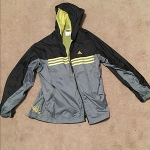 adidas rain coat material jacket