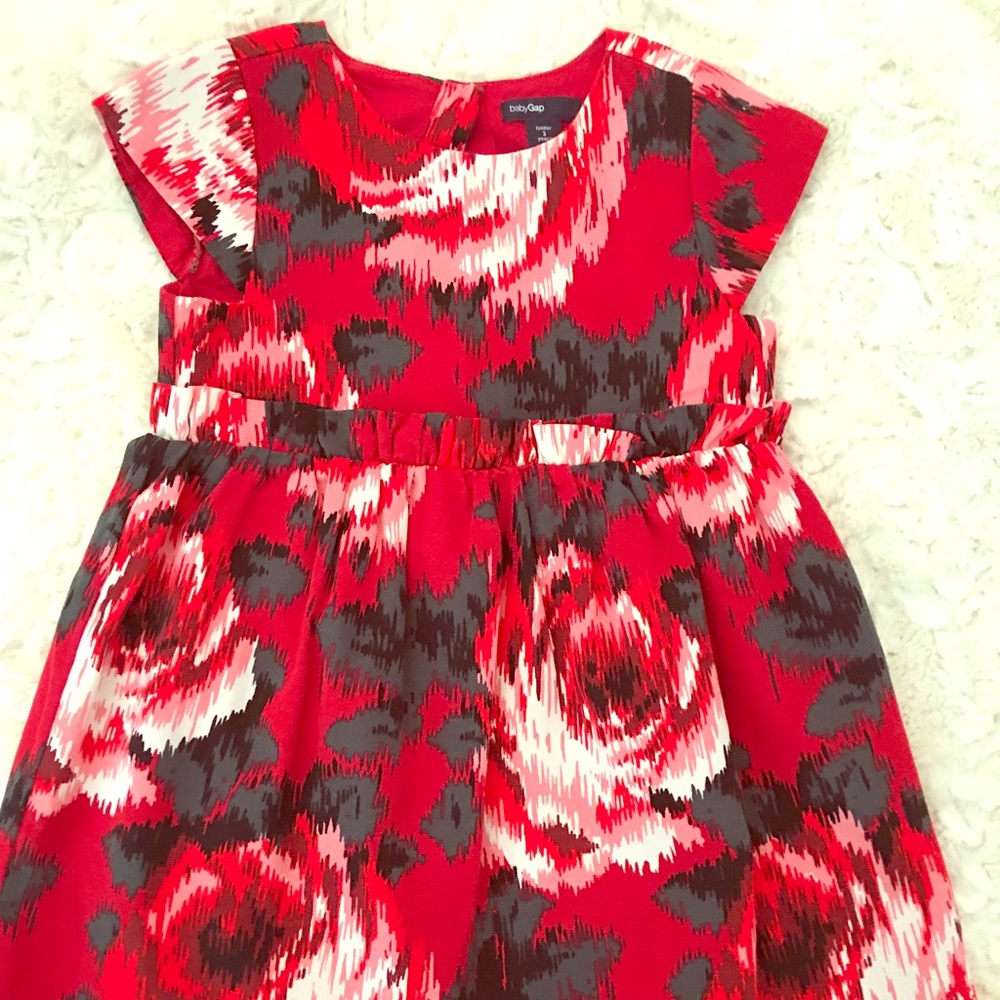Beautiful red floral dress