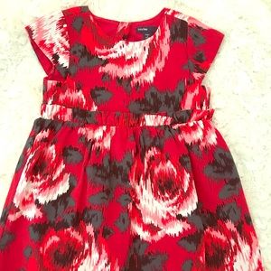 Beautiful red floral dress