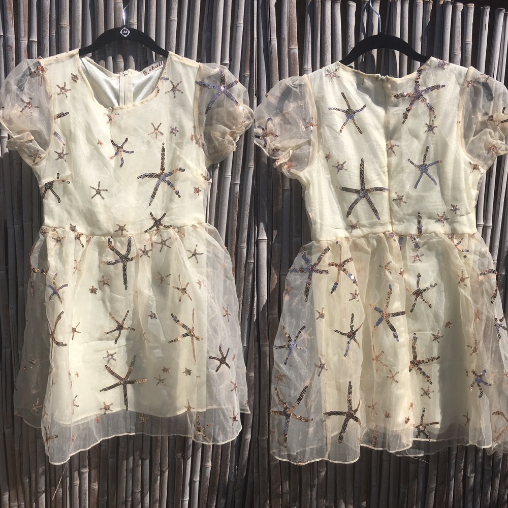 Fun Sequin Star Etherial Dress