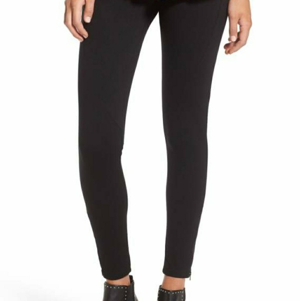 Lush Charcoal Zipper Leggings
