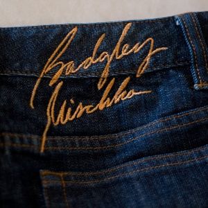 Badgley Mischka Dark Blue Denim