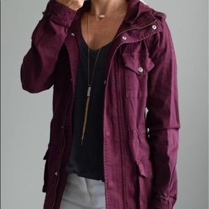 Burgundy Anorak Jacket
