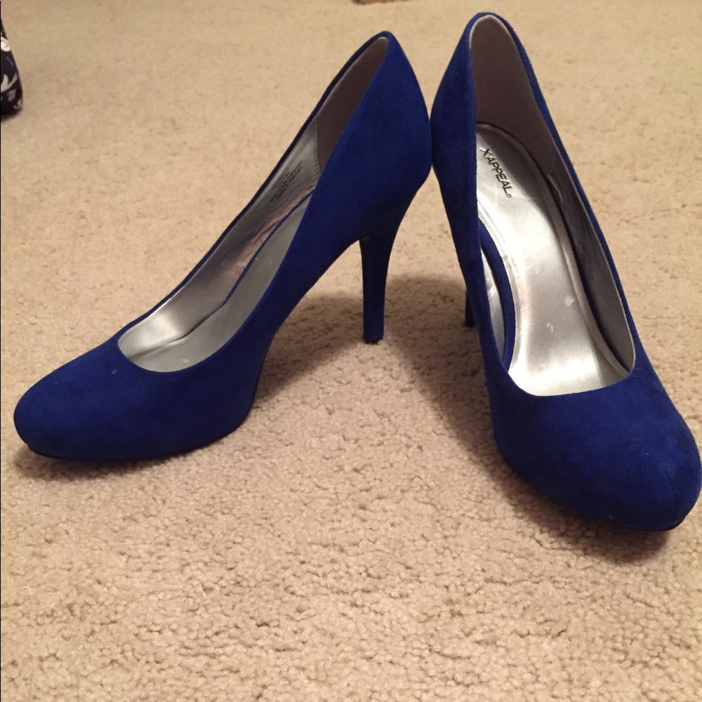 Blue heels