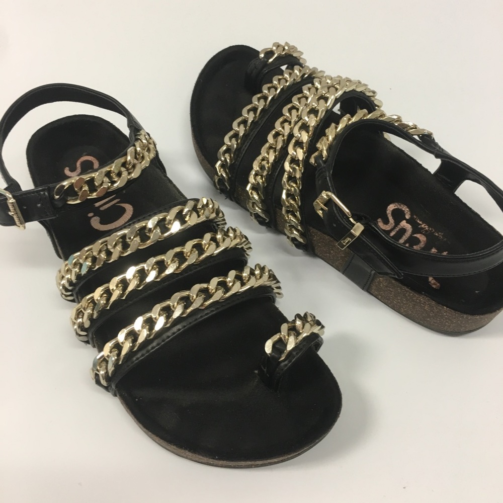 Circus Sam Edelman Gold Chain Sandals