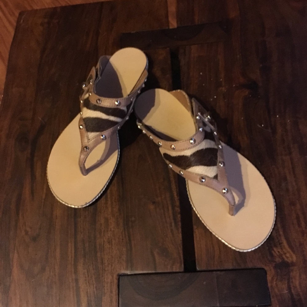 Nine West Faux Fur sandals