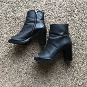 Steve Madden Peep Toe Booties