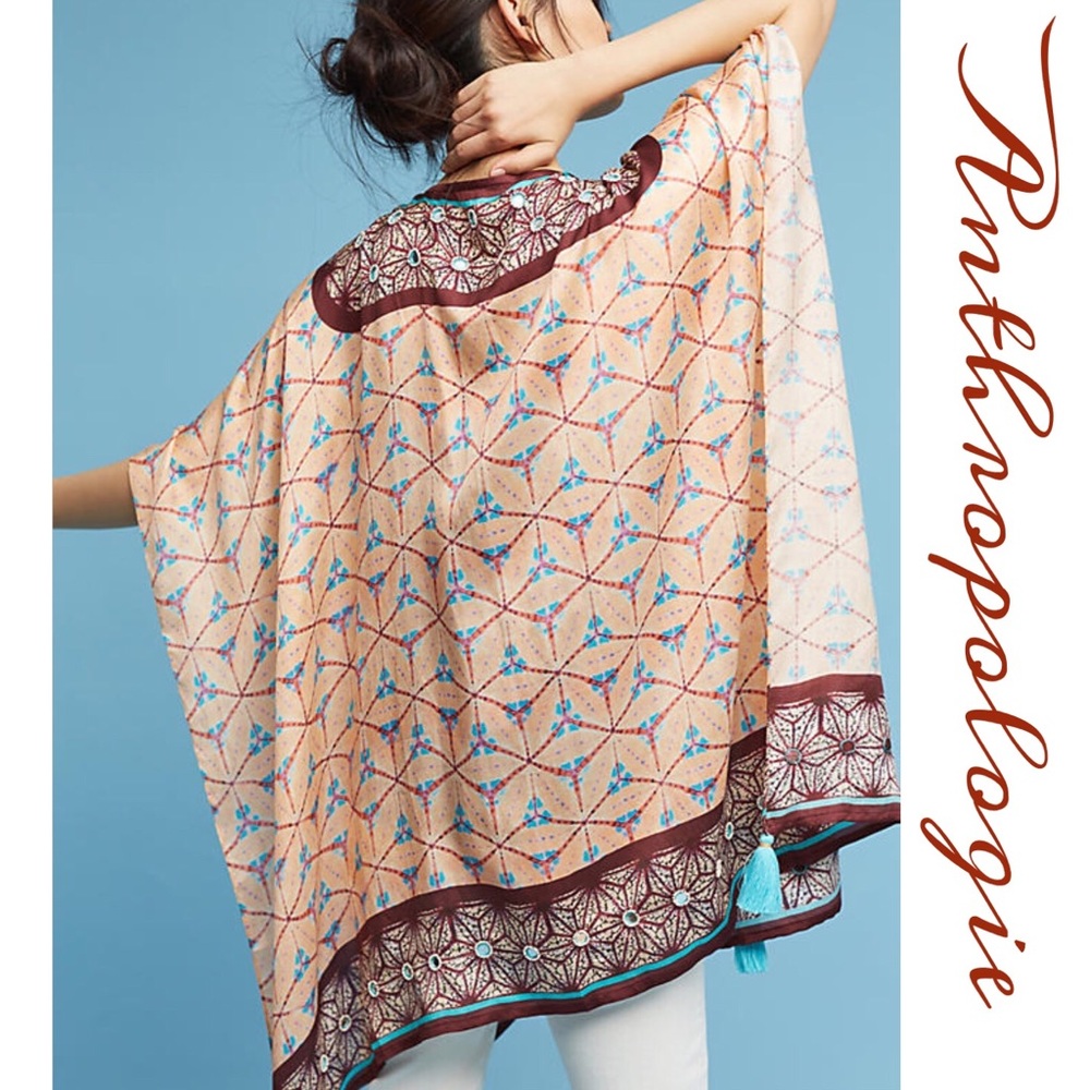 Anthropologie Lynnie Tasseled Kimono - Picture 4 of 4