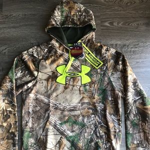 ⚡️NWT⚡️Under Armour mossy oak cold gear UA hoodie