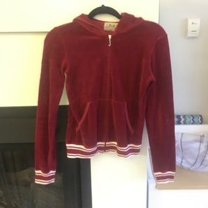 Juicy zip up velour