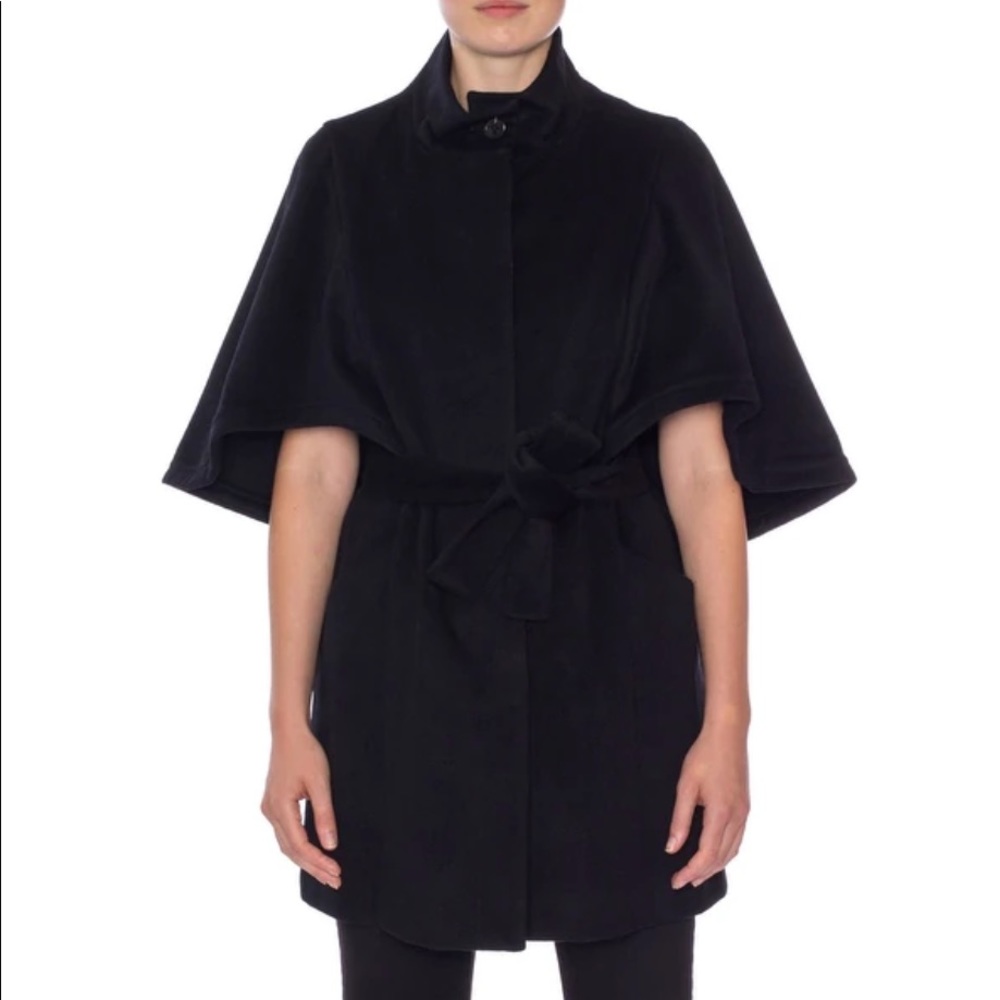 Veste-cape Hilary Radley En Laine Verte - Taille M, 100% Laine Bouillie, Occasion Bon état