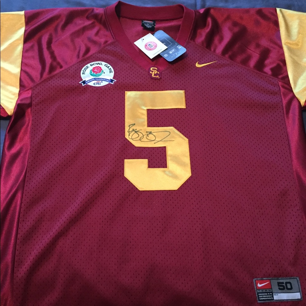 2011 Rose Bowl autographed Reggie Bush jersey