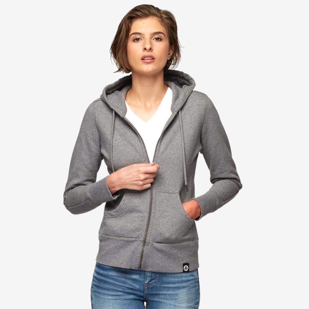 American Giant classic zip up hoodie -grey