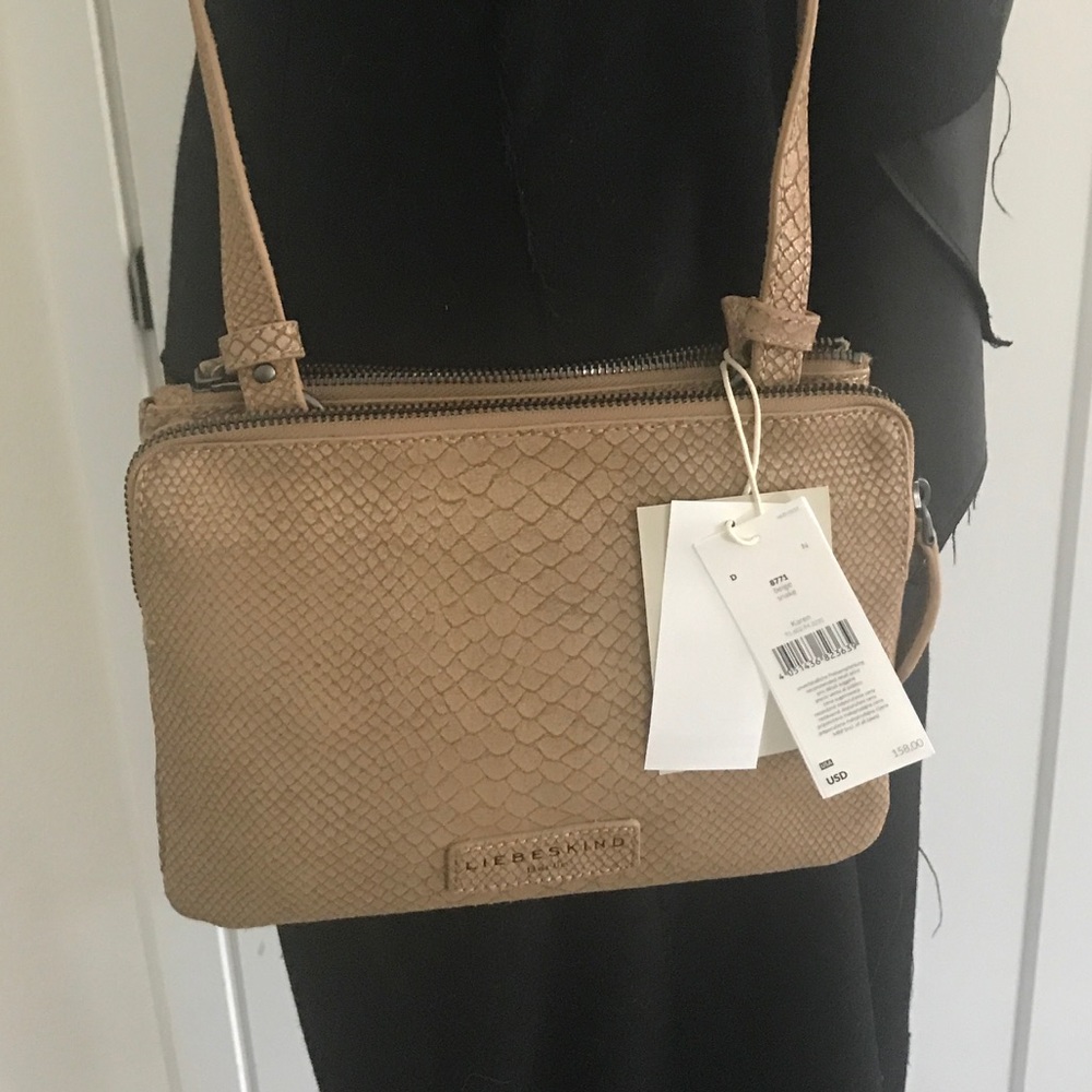 Liebeskind crossbody tan snake