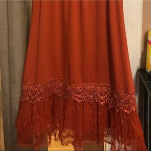 Burnt orange party dress - ModCloth