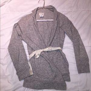 J crew, tied cardigan
