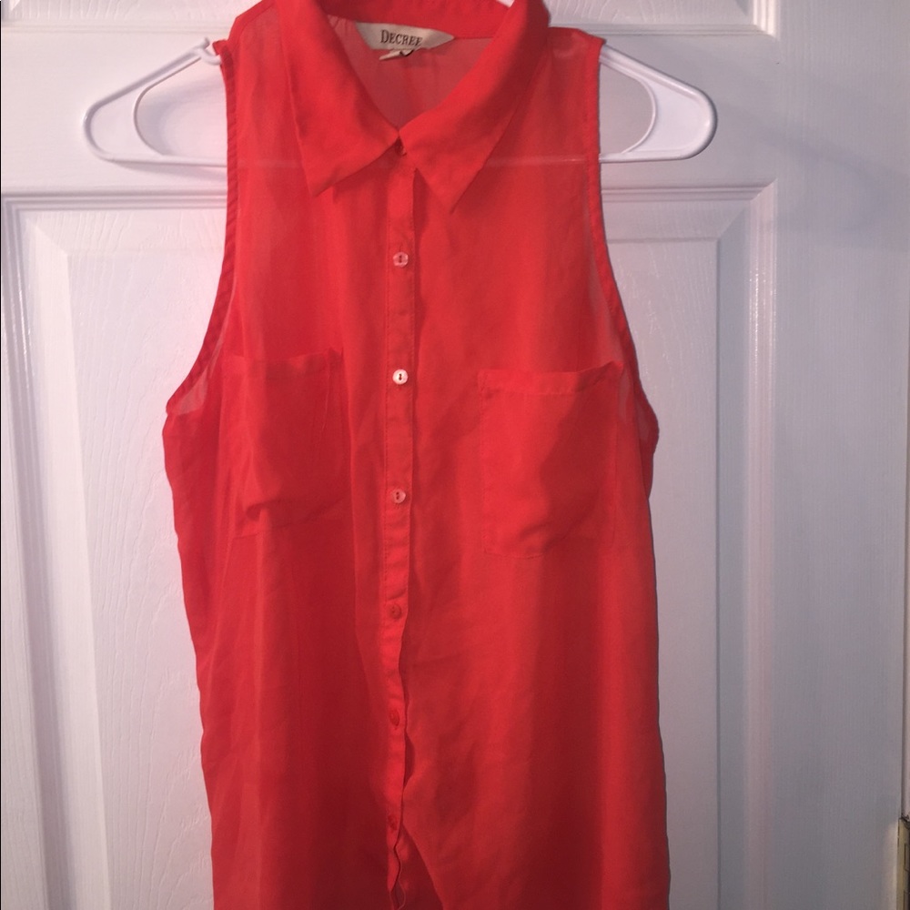 Short sleeve button up shirt