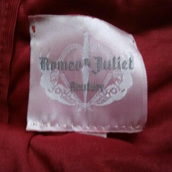 Romeo and Juliet Red Strapless Dress - Picture 6 of 6