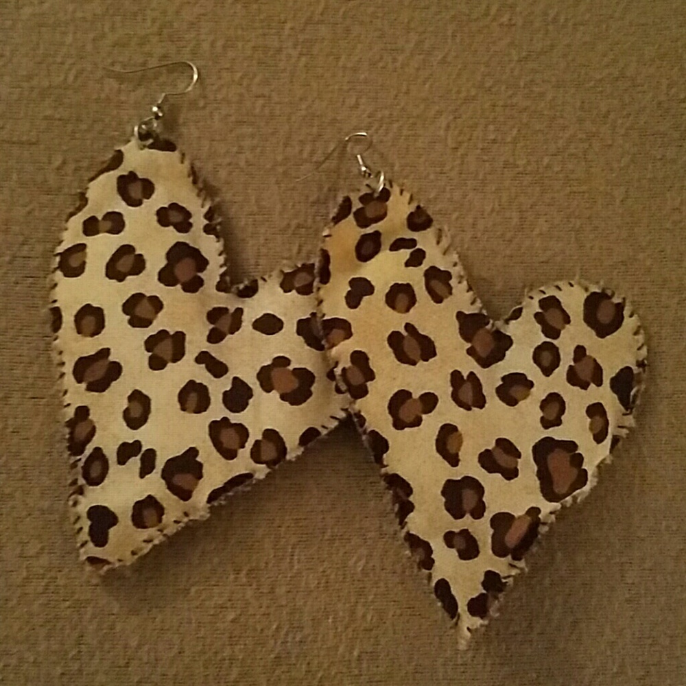 Animal print earrings