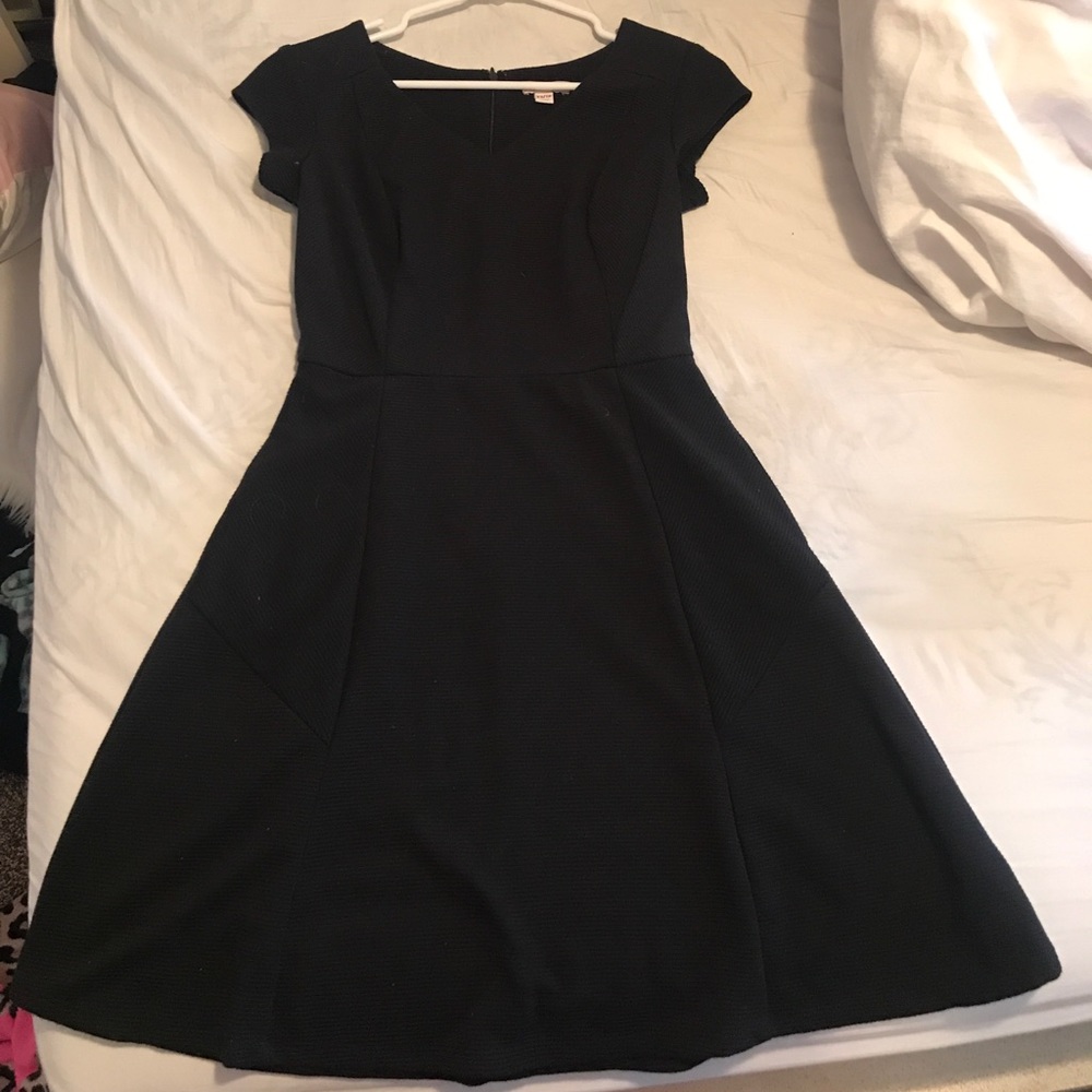 Cute black flare dress