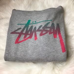 Grey Stussy hoodie