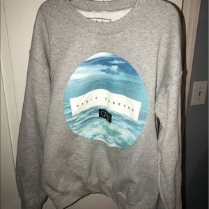 Grey crew neck