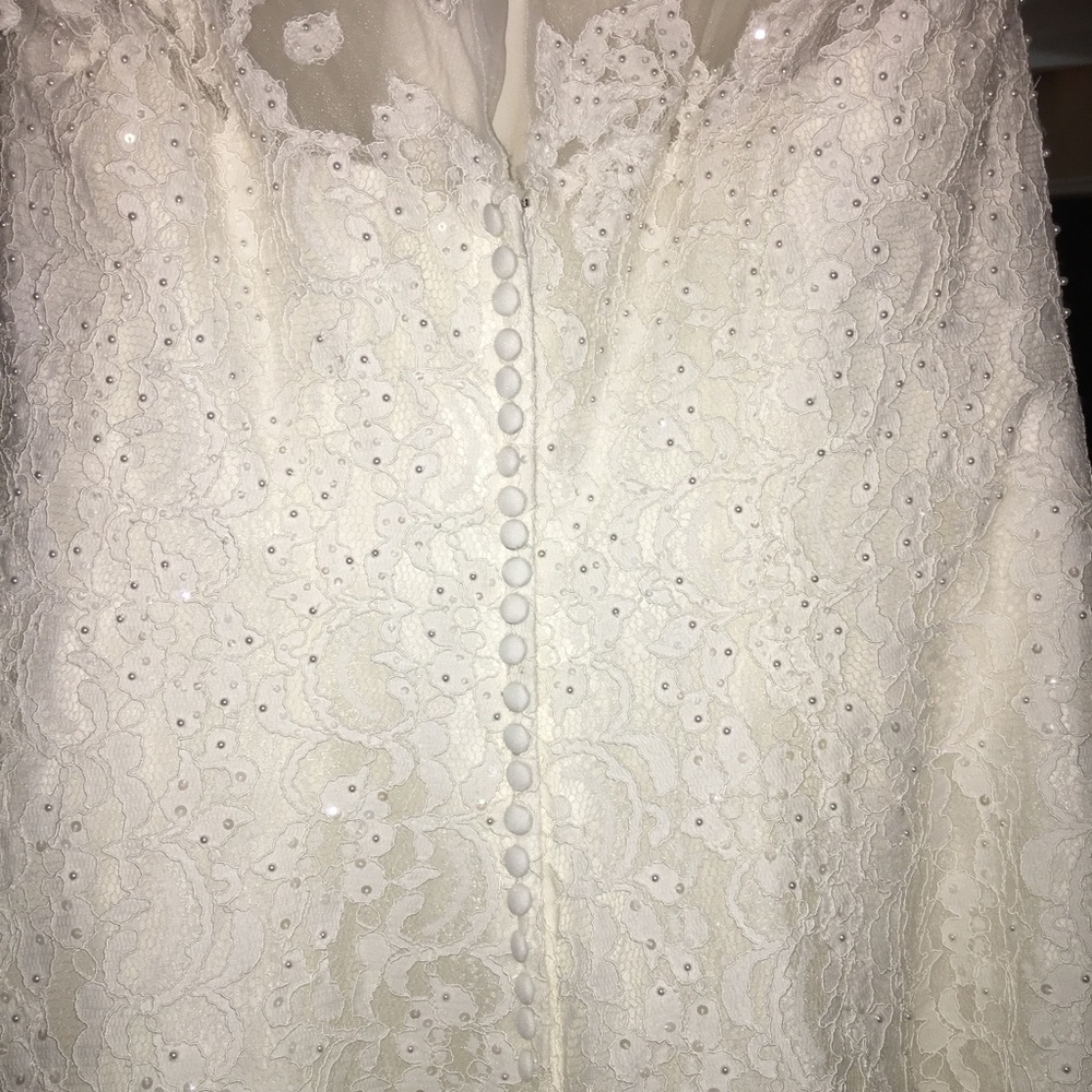 Audrey Hepburnesque wedding T length dress - Picture 6 of 7