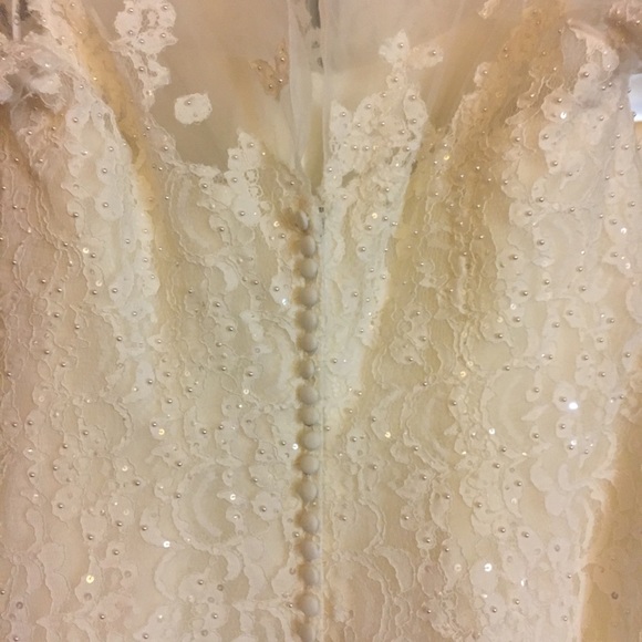 Audrey Hepburnesque wedding T length dress - Picture 4 of 7