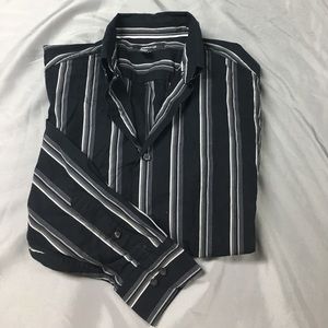Men's long-sleeve button-down shirt