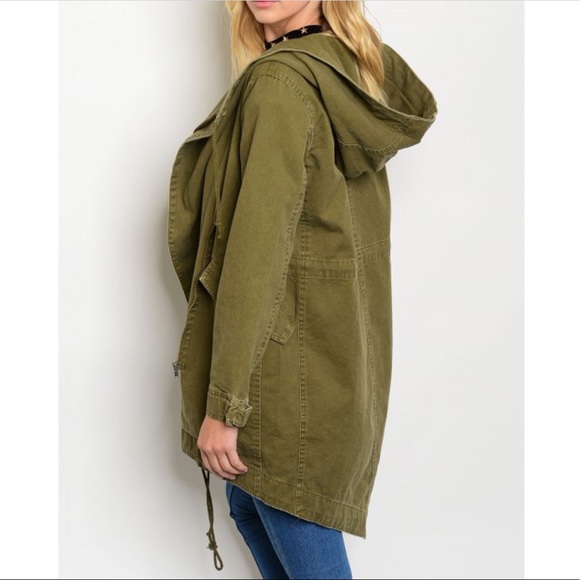 | OLIVE UTILITY JACKET | - Picture 4 of 7