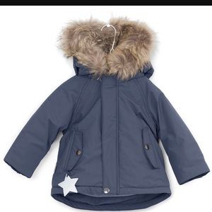 Danish brand - Mini A Ture - winter jacket w fur