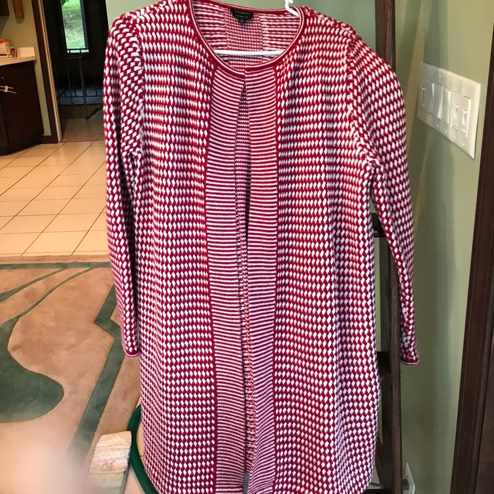 Talbots checkered sweater