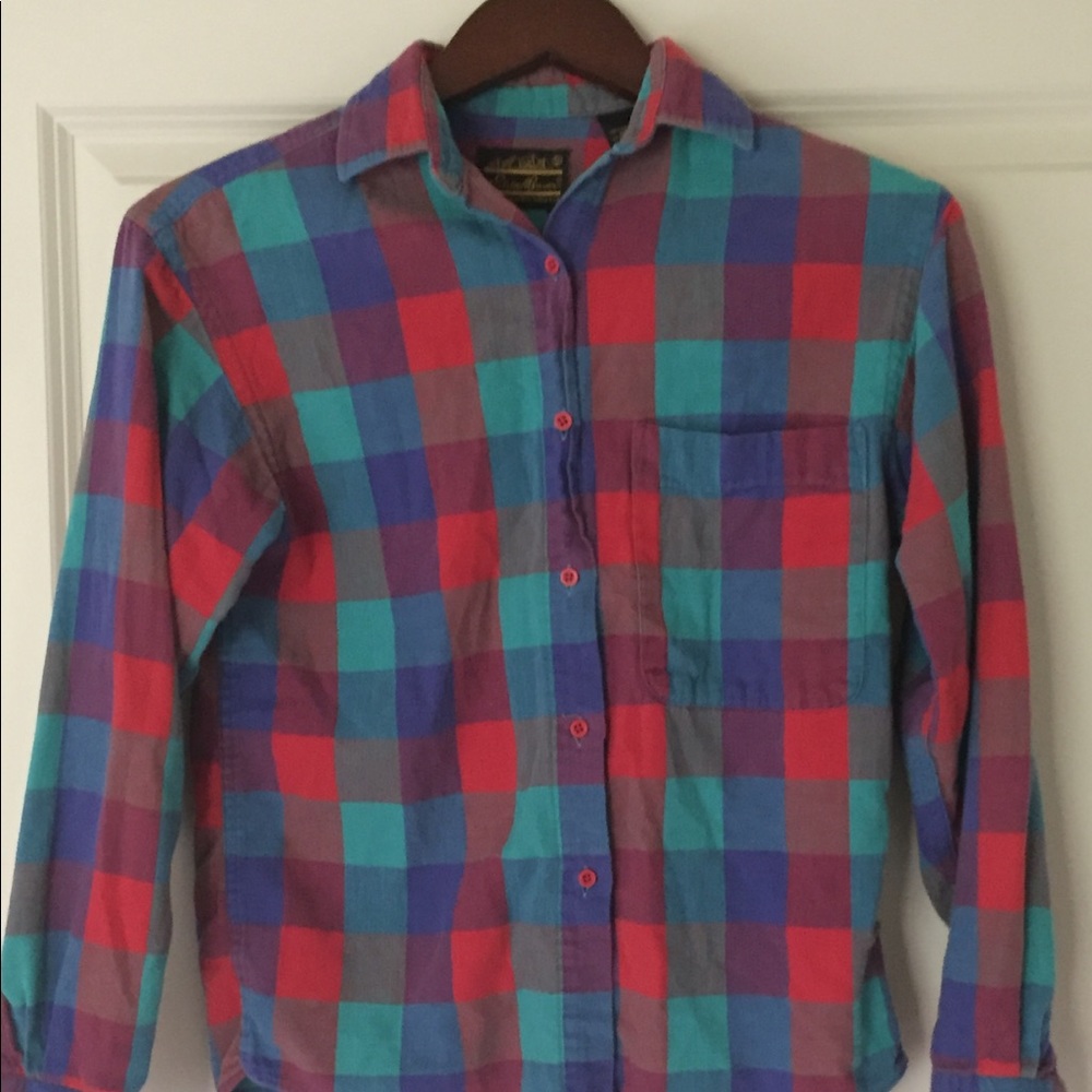 Eddie Bauer plaid flannel