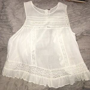 white free people blouse