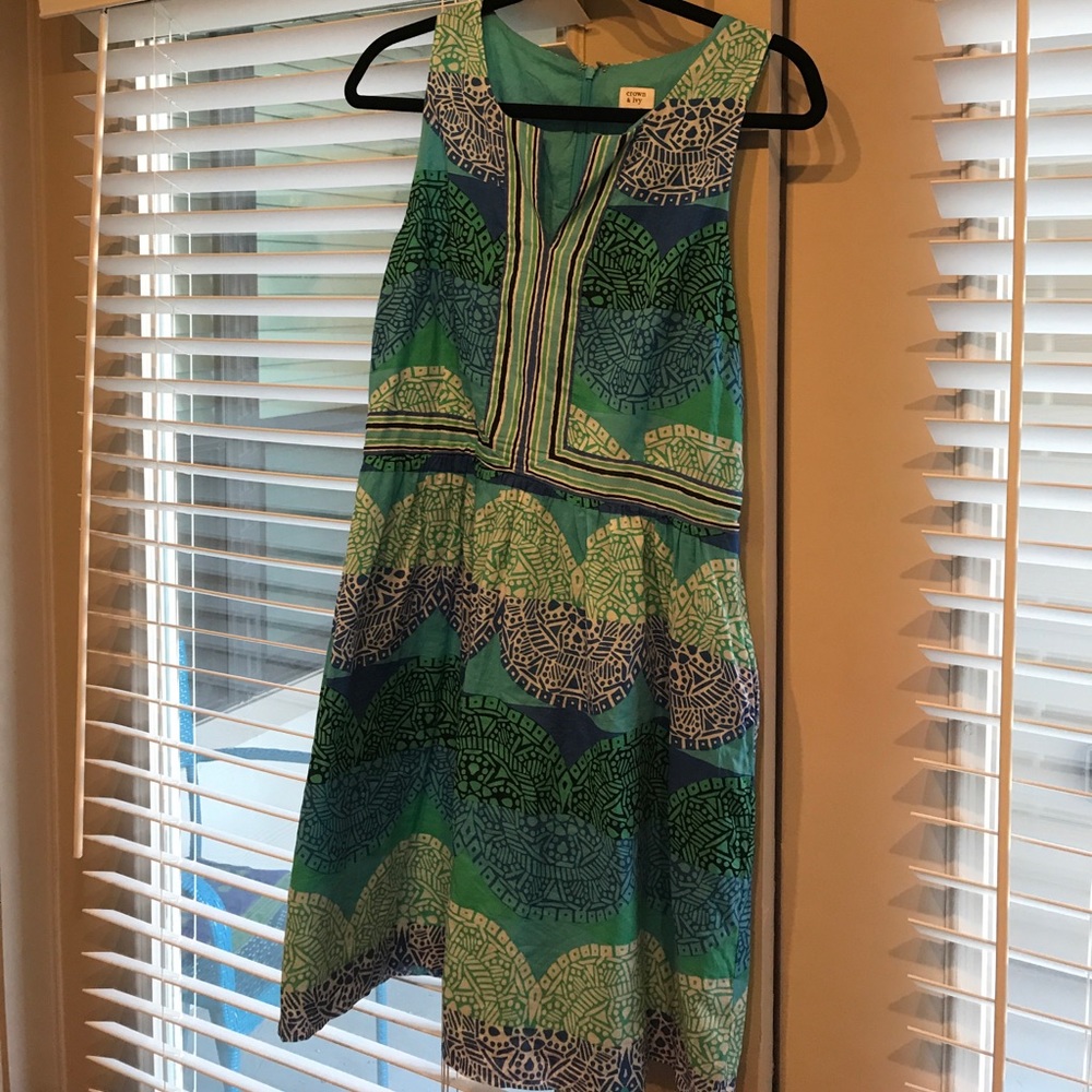 {crown & ivy} Cotton print tank dress