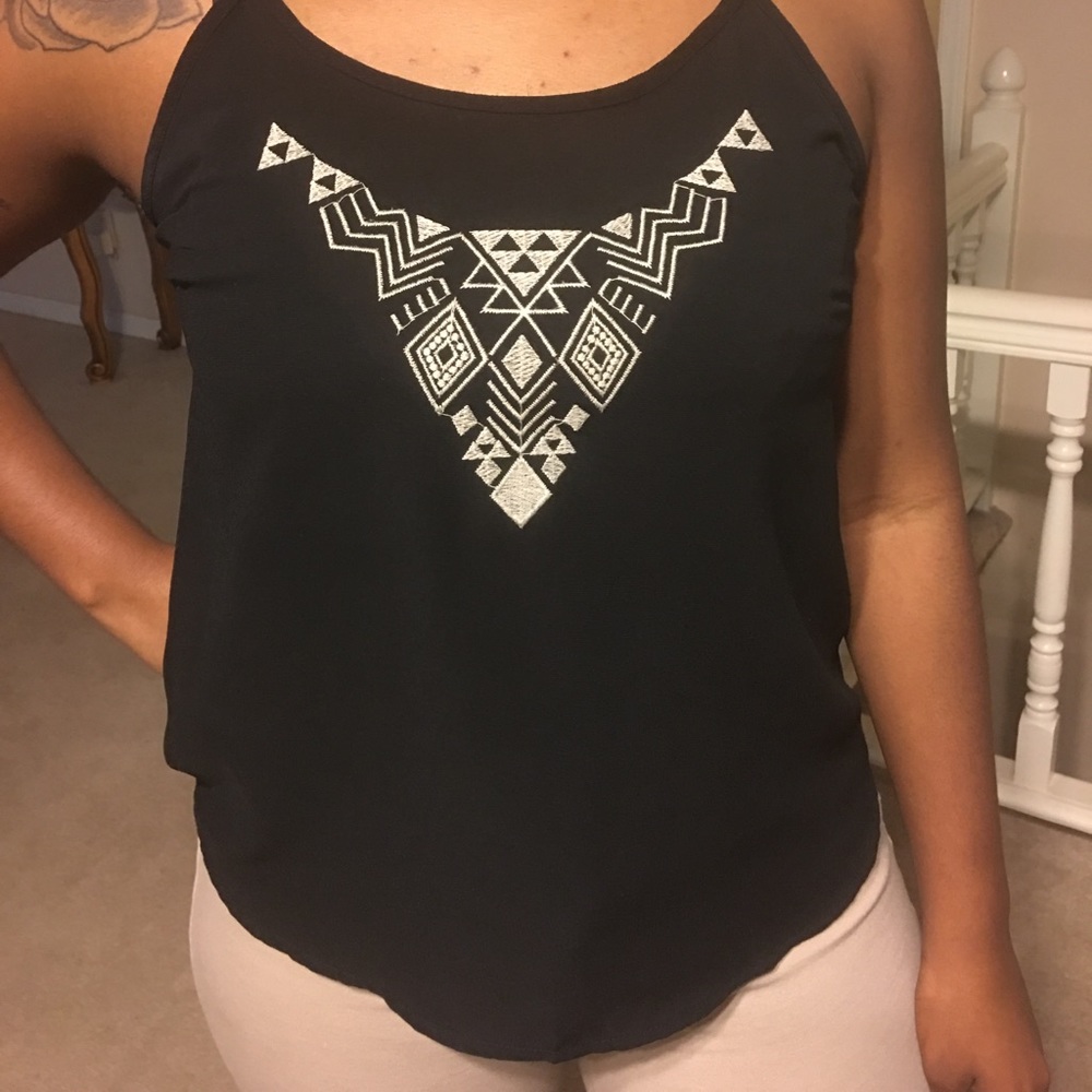 Aztec Designed Tank Top