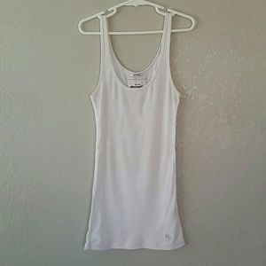 White abercrombie kids tank top