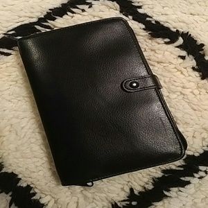 Genuine leather vintage filofax