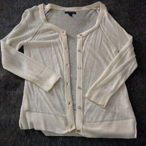 AE cream cardigan