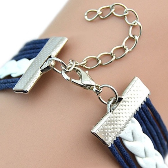 Nautical Leather bracelet - Picture 2 of 3