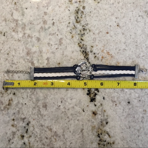 Nautical Leather bracelet - Picture 3 of 3