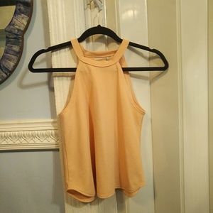 High Neck Strap Top | Boohoo