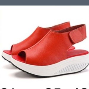 Brand new wedge sandal